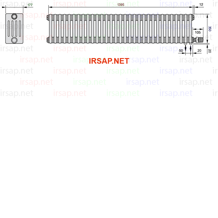 Радиатор IRSAP Tesi 50350/31 T26 CL 01